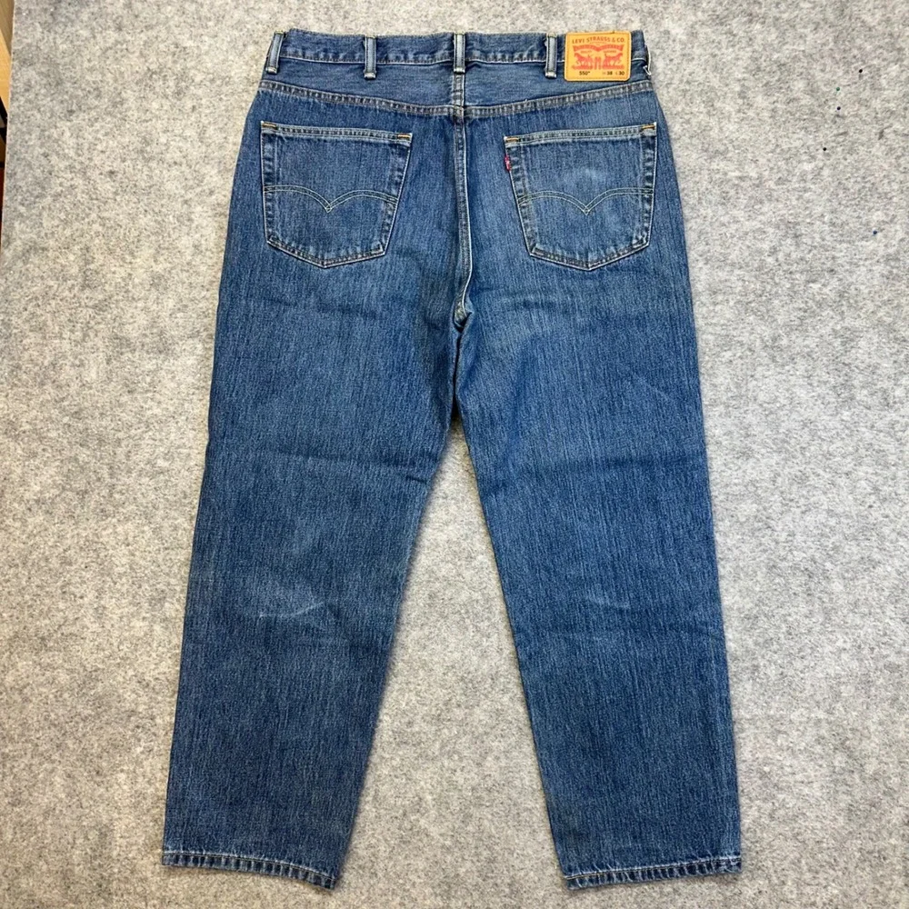 Lot of 4 Levi's 550 569 514 Relaxed Jeans Men's 38x30 Blue Denim Work Pants